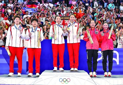 乒羽网金花绽放中国体育代表团金牌数升至16枚(图2)