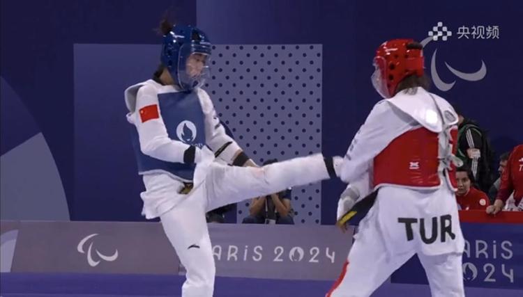 山东首金！历史突破！青岛运动员李羽洁获得巴黎残奥会跆拳道冠军(图2)