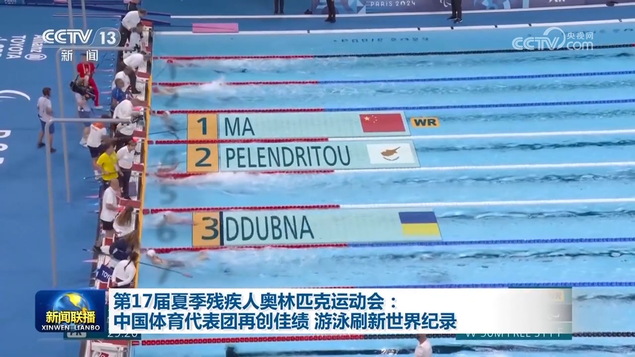 第17届夏季残疾人奥林匹克运动会：中国体育代表团再创佳绩游泳刷新世界纪录威廉希尔(图2)