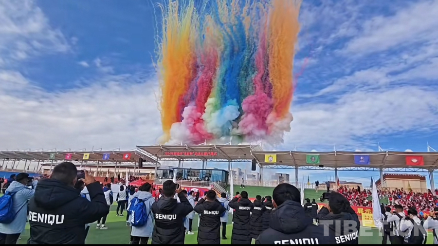 威廉希尔2024年那曲市体彩杯足球比赛开幕(图1)