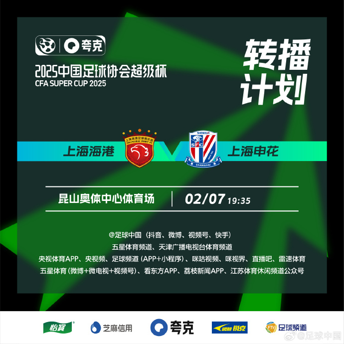 超级杯揭开新赛季大幕中国足球2025前途威廉希尔WilliamHill几何？(图1)
