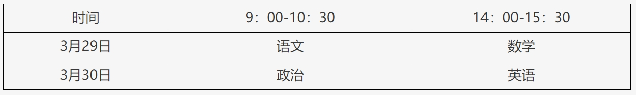 北京市2025年全国普通高等学校运动训练、武术与民族传统体育专业招生文化考试3月