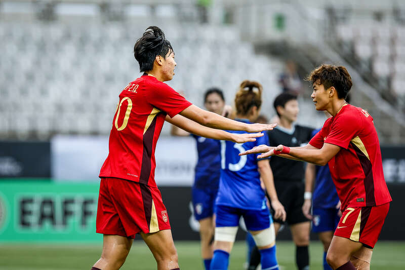 邵子钦梅开二度中国女足战胜中国台北队(图1)