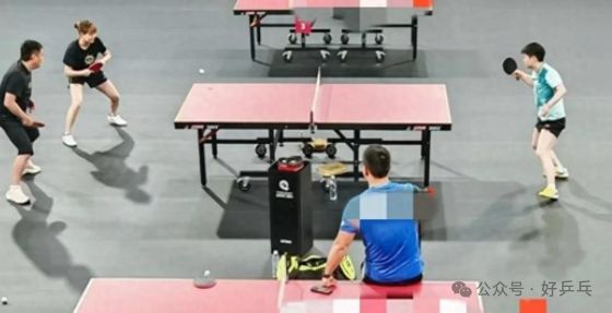 威廉希尔WilliamHill国乒多哈备战最后1天！孙颖莎训练上强度王楚钦陪练男双引爆热议(图2)
