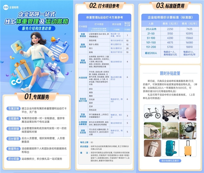 威廉希尔零额外投入！企业咕咚“运动+福利”模式工会必备的职工服务神器