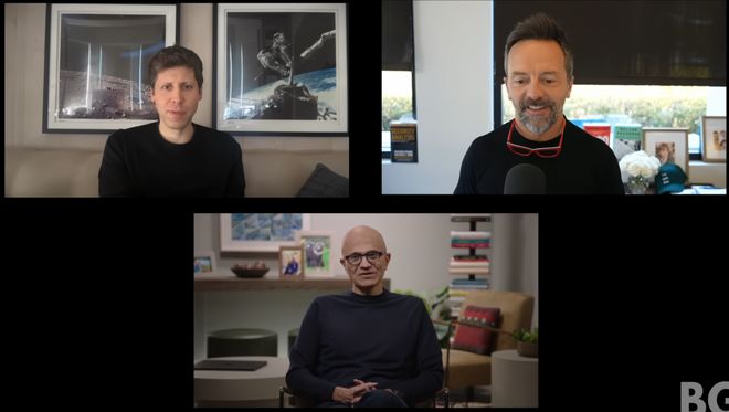 威廉希尔奥特曼和纳德拉艰难重组后首次对谈：「我们是天作之合！」(图2)