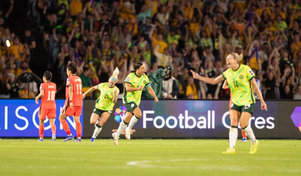 女足亚洲杯：韩国队战平澳大利亚队夺A组头名(图2)