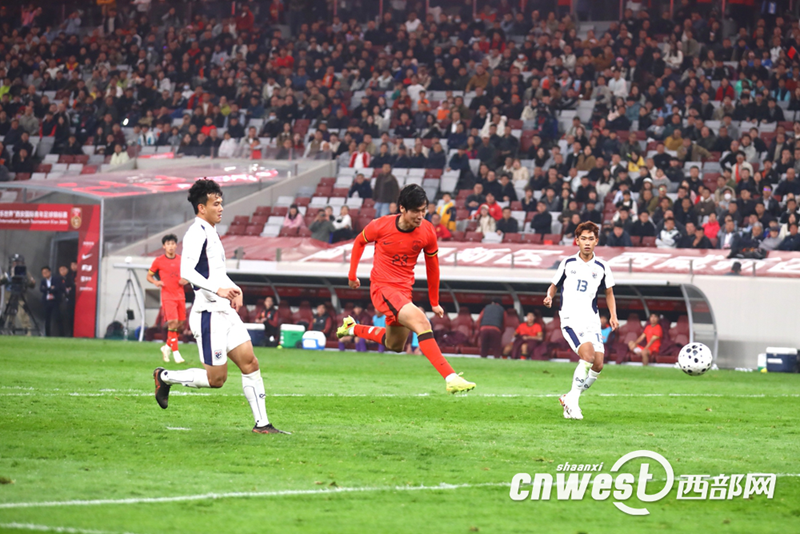 高清组图｜向余望李新翔破门中国U23男足2比2战平泰国(图1)