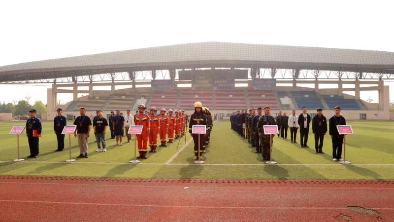 修文县举行2026年度消防职业技能比武竞赛(图1)