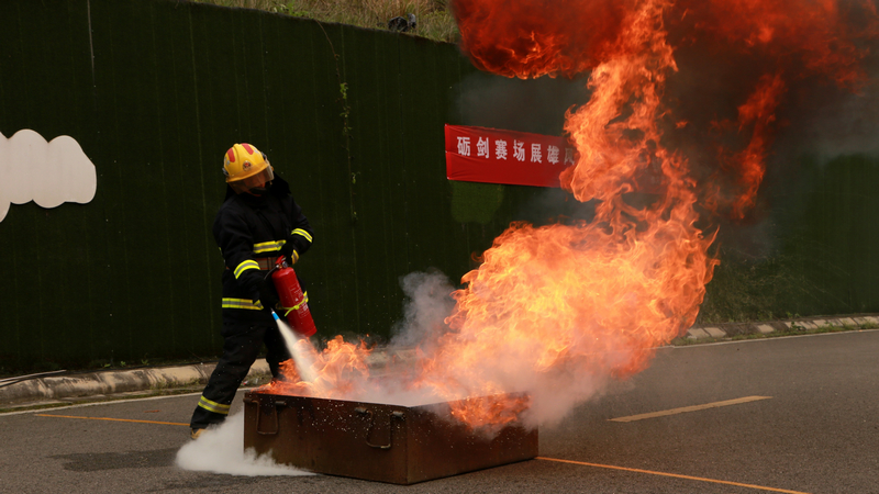 修文县举行2026年度消防职业技能比武竞赛(图3)