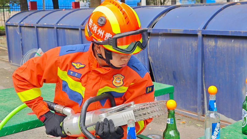 修文县举行2026年度消防职业技能比武竞赛(图4)